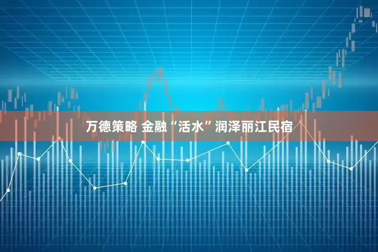 万德策略 金融“活水”润泽丽江民宿